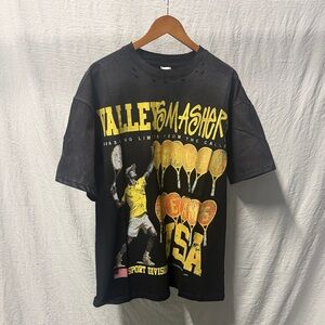 Black and Yellow Graphic Tee